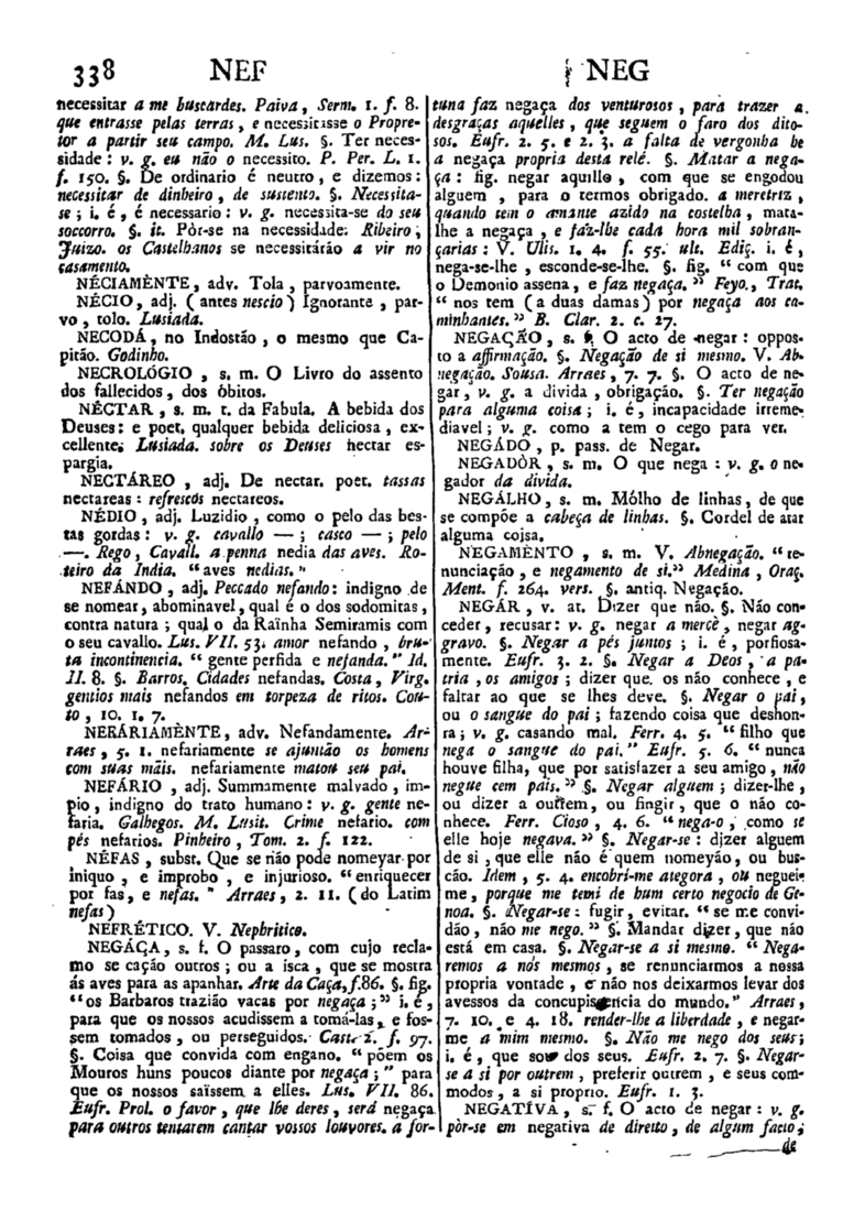 Página 1148_Diccionario da lingua portugueza - recompilado dos vocabularios impressos ate agora, e nesta segunda edição novamente emendado e muito acrescentado, por ANTONIO DE MORAES SILVA