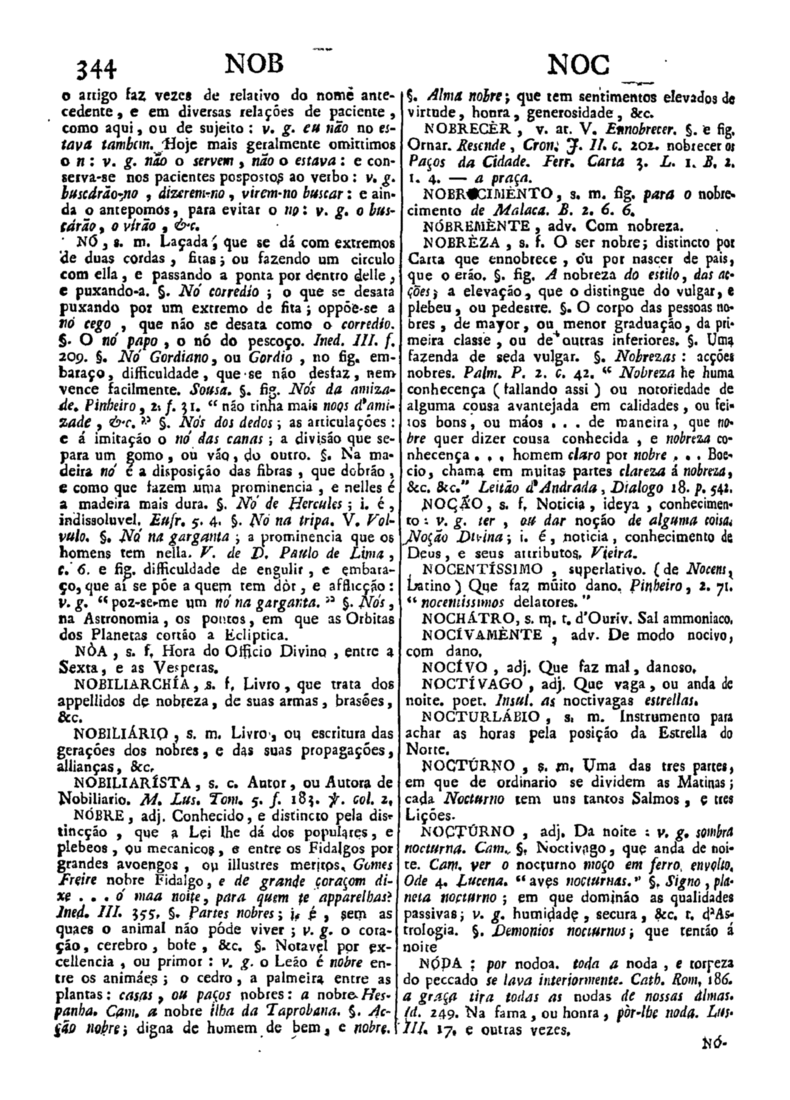 Página 1154_Diccionario da lingua portugueza - recompilado dos vocabularios impressos ate agora, e nesta segunda edição novamente emendado e muito acrescentado, por ANTONIO DE MORAES SILVA