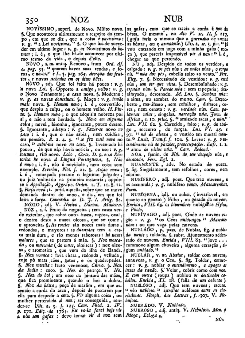 Página 1160_Diccionario da lingua portugueza - recompilado dos vocabularios impressos ate agora, e nesta segunda edição novamente emendado e muito acrescentado, por ANTONIO DE MORAES SILVA