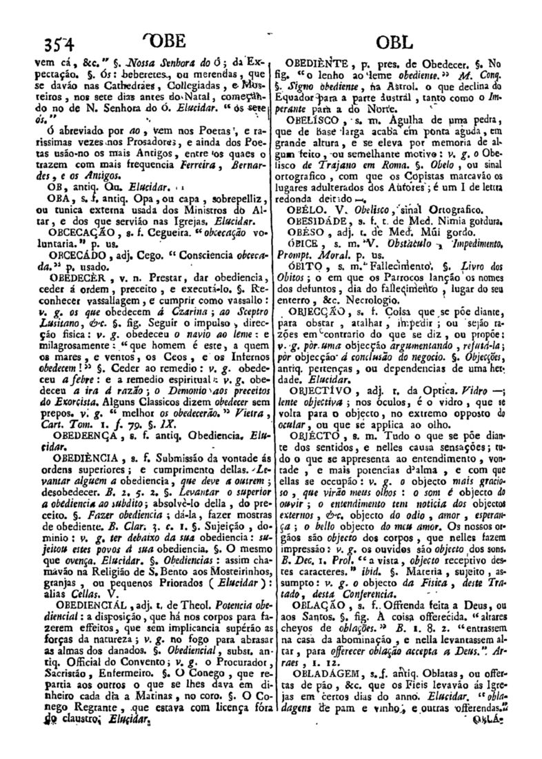 Página 1164_Diccionario da lingua portugueza - recompilado dos vocabularios impressos ate agora, e nesta segunda edição novamente emendado e muito acrescentado, por ANTONIO DE MORAES SILVA