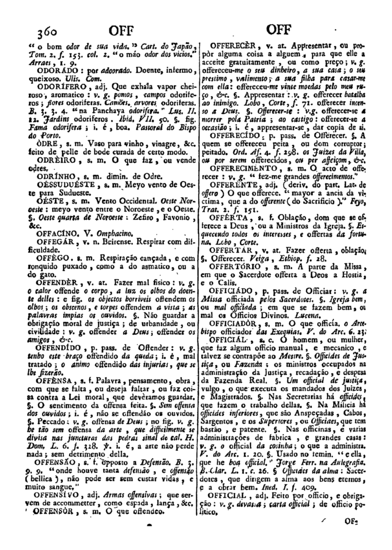 Página 1170_Diccionario da lingua portugueza - recompilado dos vocabularios impressos ate agora, e nesta segunda edição novamente emendado e muito acrescentado, por ANTONIO DE MORAES SILVA