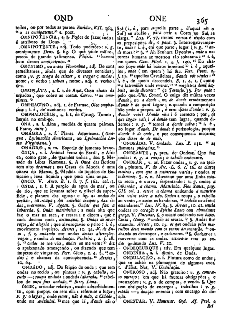 Página 1175_Diccionario da lingua portugueza - recompilado dos vocabularios impressos ate agora, e nesta segunda edição novamente emendado e muito acrescentado, por ANTONIO DE MORAES SILVA