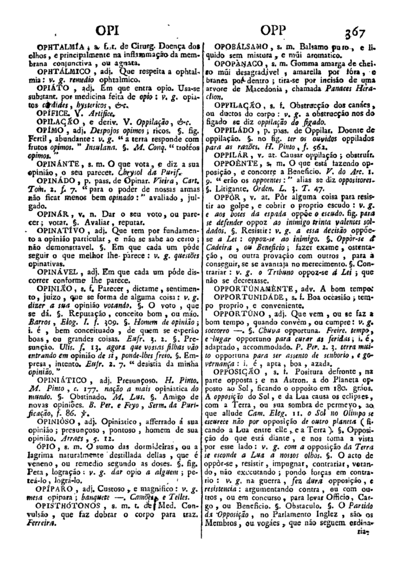 Página 1177_Diccionario da lingua portugueza - recompilado dos vocabularios impressos ate agora, e nesta segunda edição novamente emendado e muito acrescentado, por ANTONIO DE MORAES SILVA