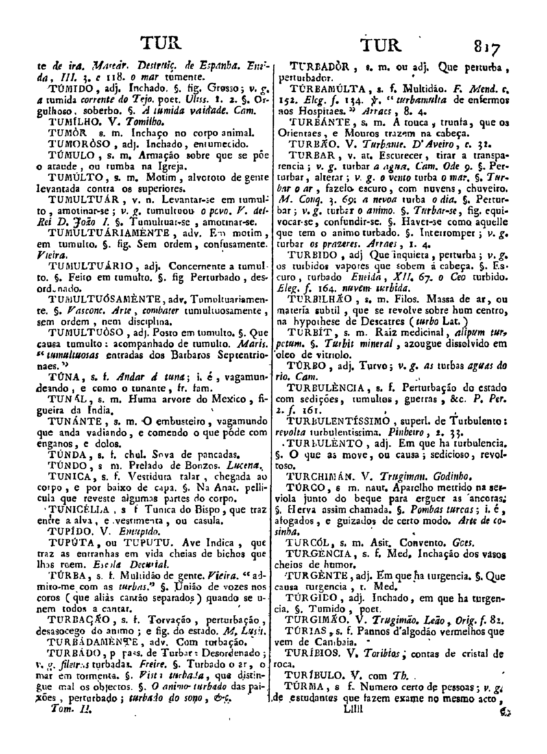 Página 1627_Diccionario da lingua portugueza - recompilado dos vocabularios impressos ate agora, e nesta segunda edição novamente emendado e muito acrescentado, por ANTONIO DE MORAES SILVA