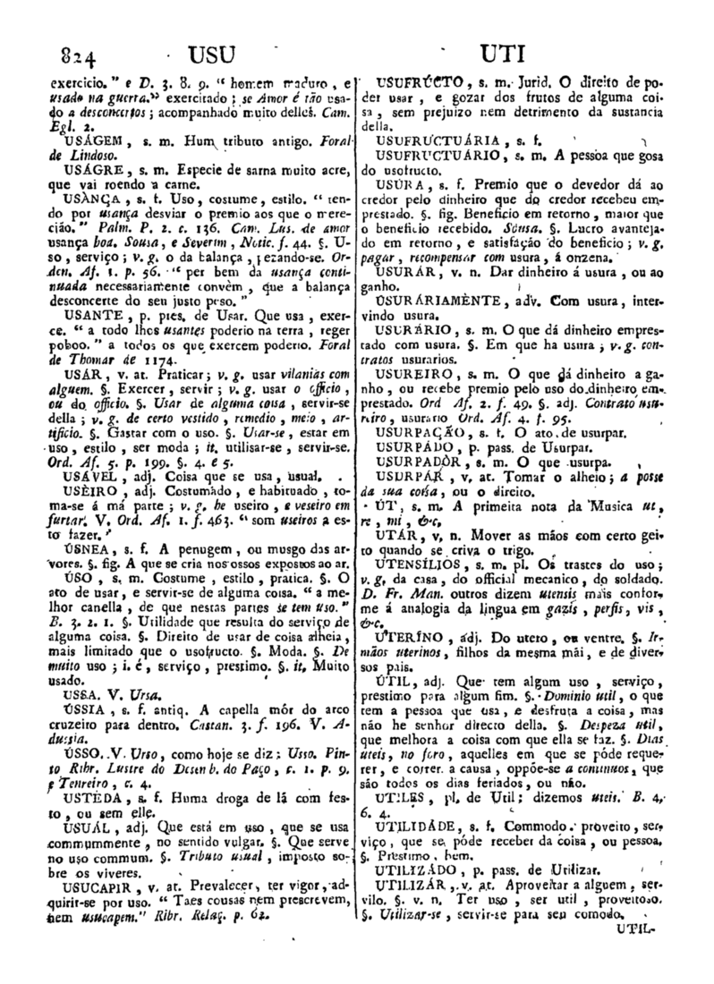 Página 1634_Diccionario da lingua portugueza - recompilado dos vocabularios impressos ate agora, e nesta segunda edição novamente emendado e muito acrescentado, por ANTONIO DE MORAES SILVA