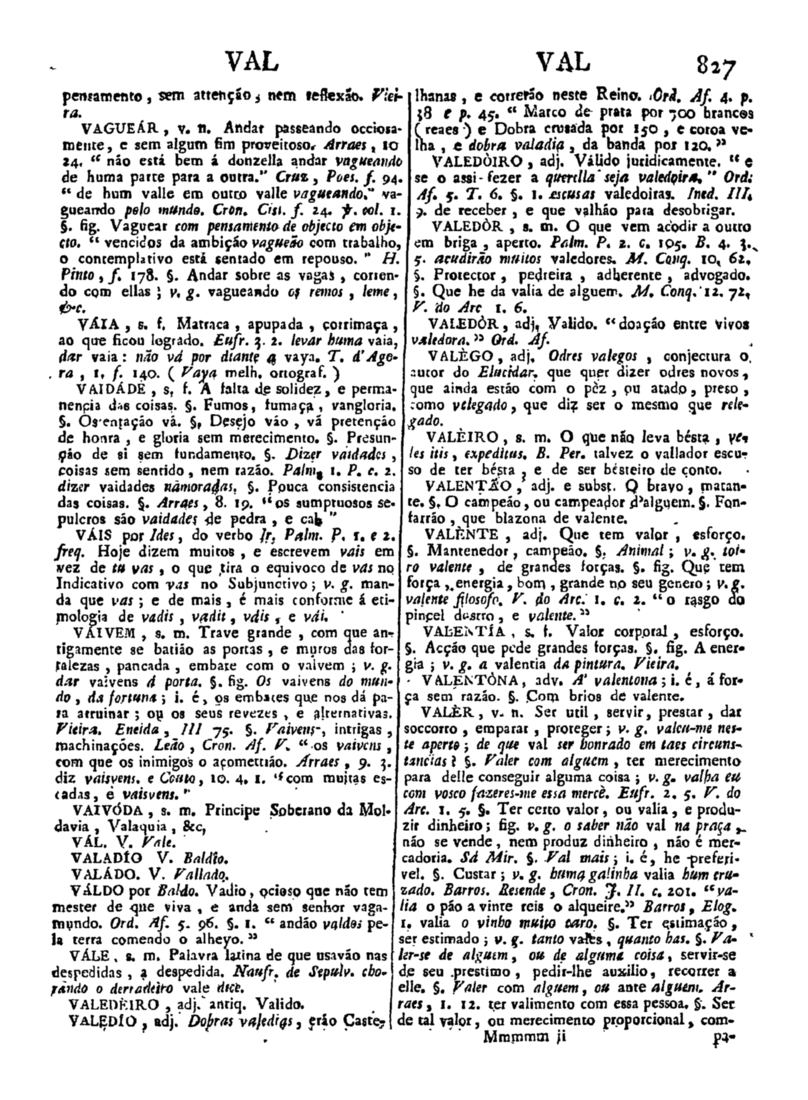 Página 1637_Diccionario da lingua portugueza - recompilado dos vocabularios impressos ate agora, e nesta segunda edição novamente emendado e muito acrescentado, por ANTONIO DE MORAES SILVA