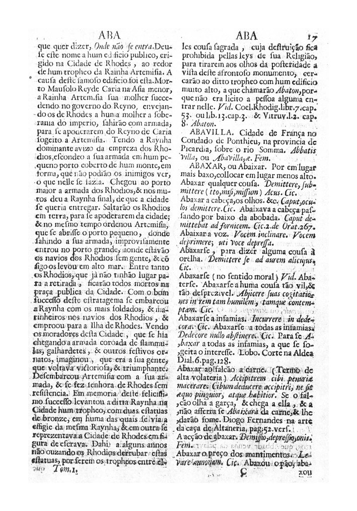 Página 17_VOCABULARIO PORTUGUEZ & LATINO, aulico, anatomico, architectonico...