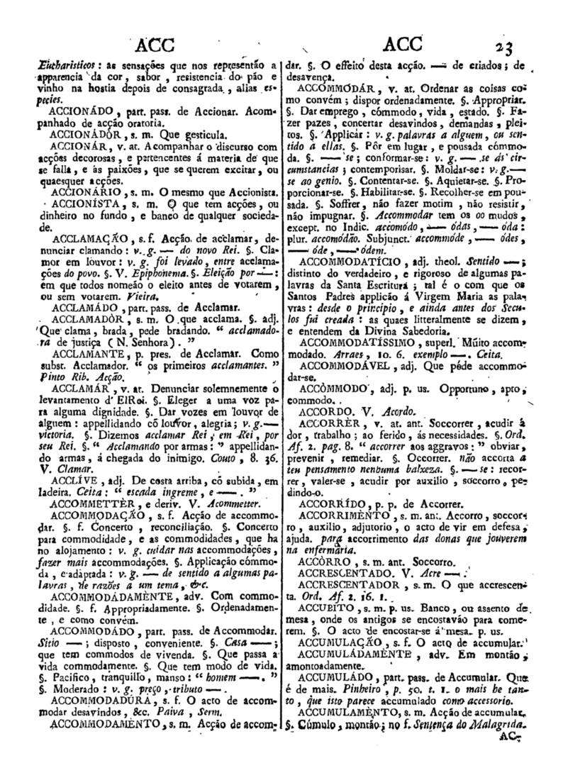 Página 23_Diccionario da lingua portugueza - recompilado dos vocabularios impressos ate agora, e nesta segunda edição novamente emendado e muito acrescentado, por ANTONIO DE MORAES SILVA