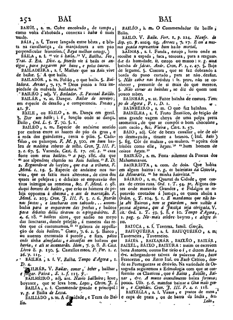 Página 252_Diccionario da lingua portugueza - recompilado dos vocabularios impressos ate agora, e nesta segunda edição novamente emendado e muito acrescentado, por ANTONIO DE MORAES SILVA
