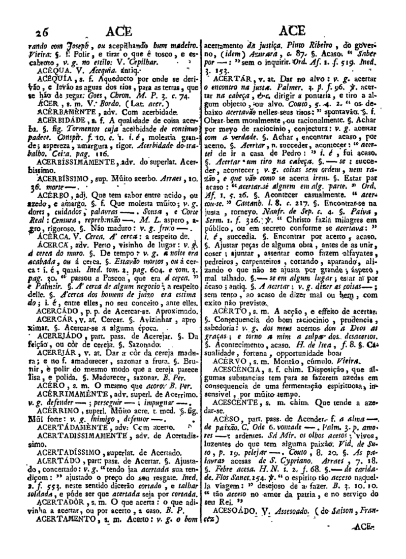 Página 26_Diccionario da lingua portugueza - recompilado dos vocabularios impressos ate agora, e nesta segunda edição novamente emendado e muito acrescentado, por ANTONIO DE MORAES SILVA