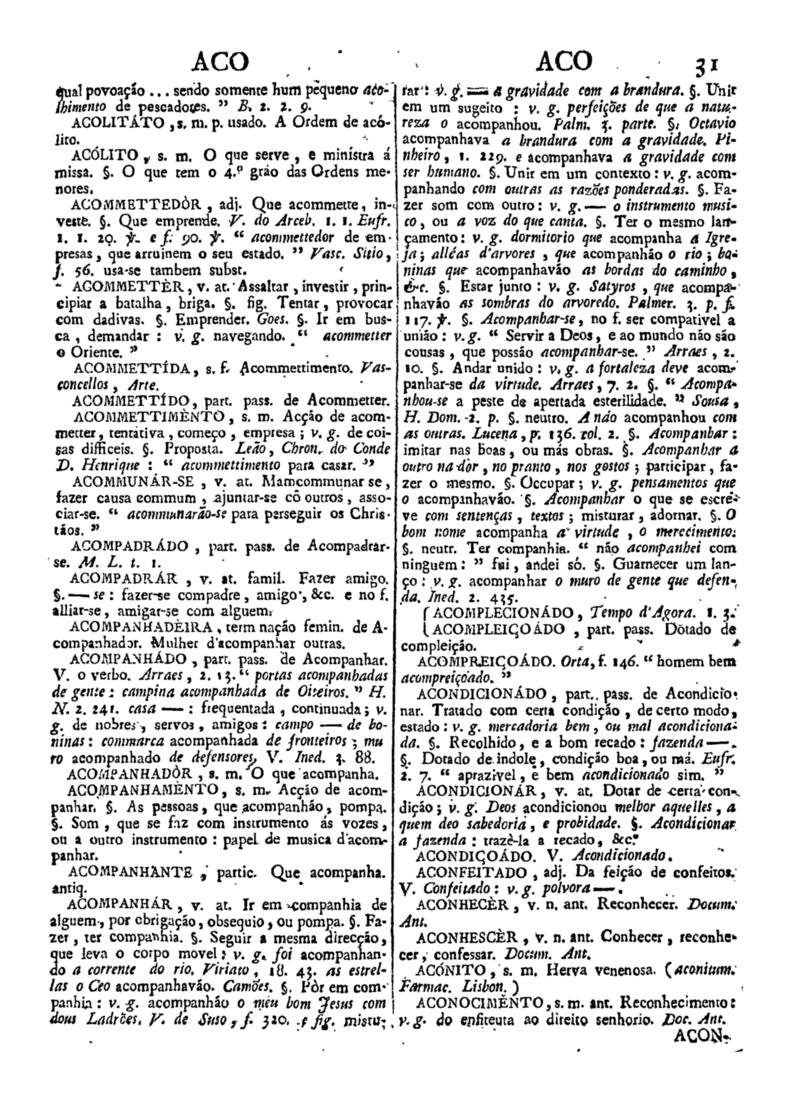 Página 31_Diccionario da lingua portugueza - recompilado dos vocabularios impressos ate agora, e nesta segunda edição novamente emendado e muito acrescentado, por ANTONIO DE MORAES SILVA