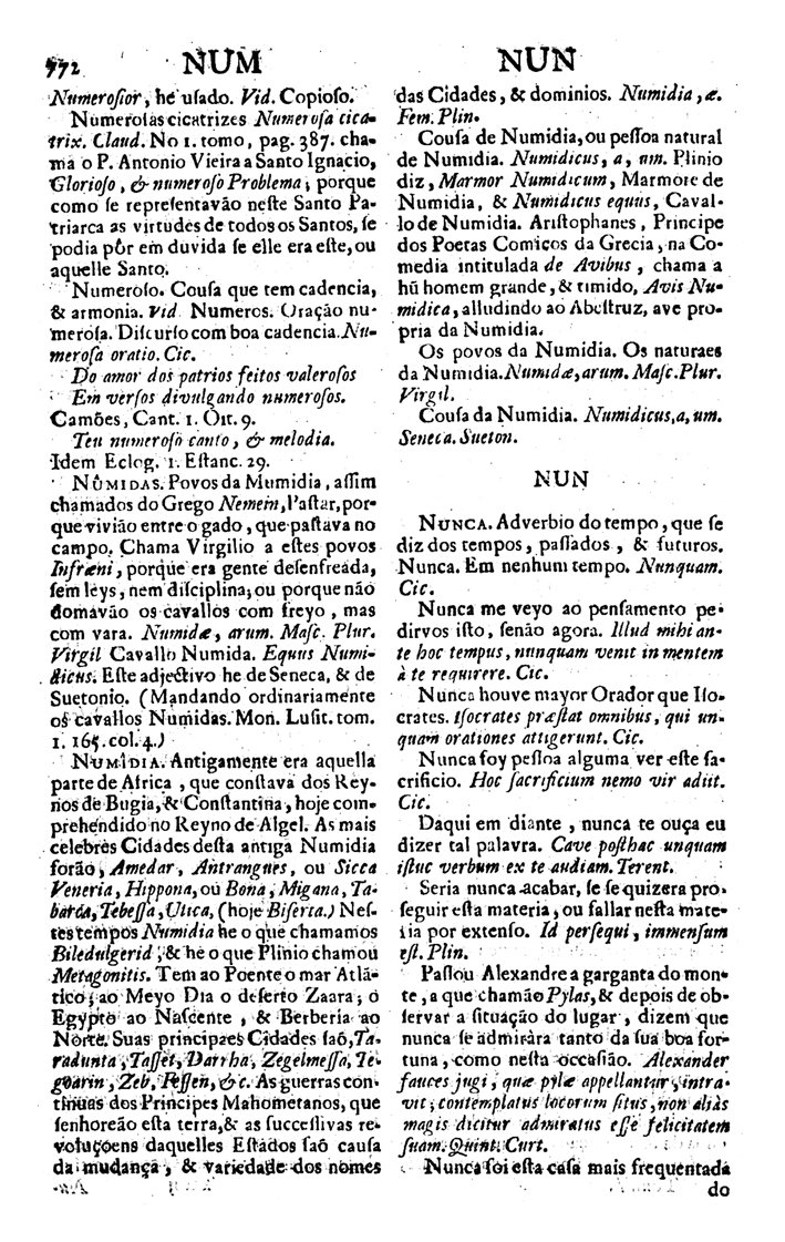 Página 4406_VOCABULARIO PORTUGUEZ & LATINO, aulico, anatomico, architectonico...