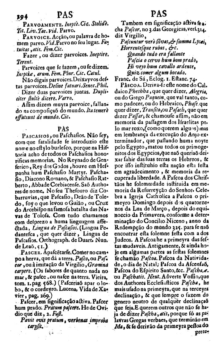 Página 4745_VOCABULARIO PORTUGUEZ & LATINO, aulico, anatomico, architectonico...