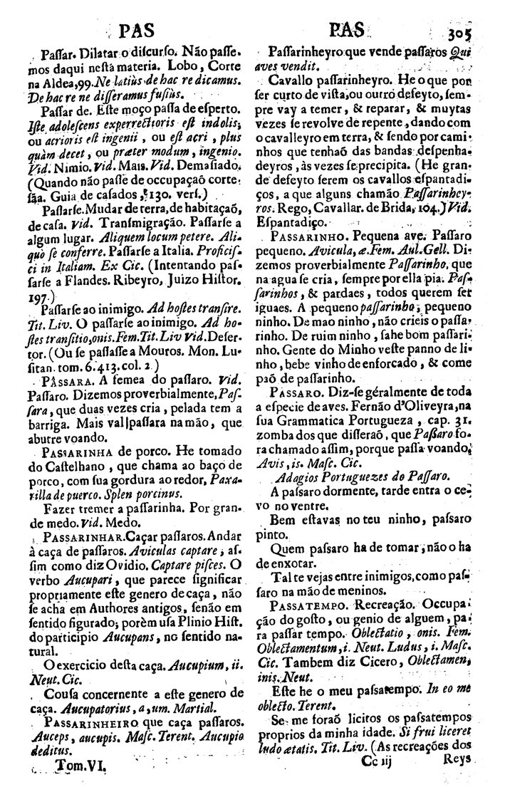 Página 4756_VOCABULARIO PORTUGUEZ & LATINO, aulico, anatomico, architectonico...