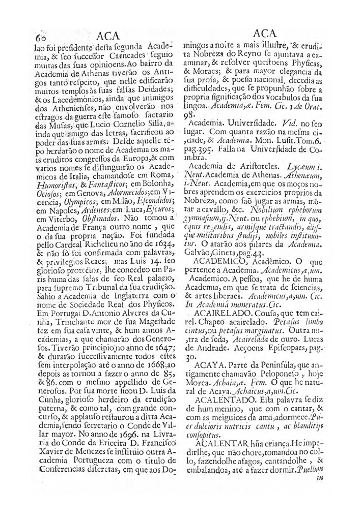 Página 60_VOCABULARIO PORTUGUEZ & LATINO, aulico, anatomico, architectonico...