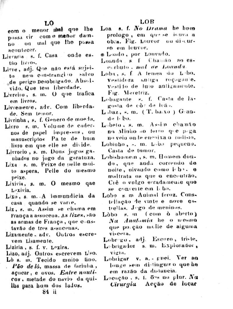 Página 666_Diccionario da Lingua Brasileira