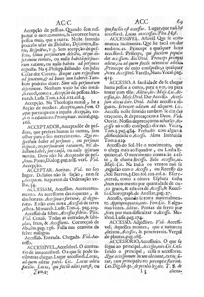 Página 69_VOCABULARIO PORTUGUEZ & LATINO, aulico, anatomico, architectonico...