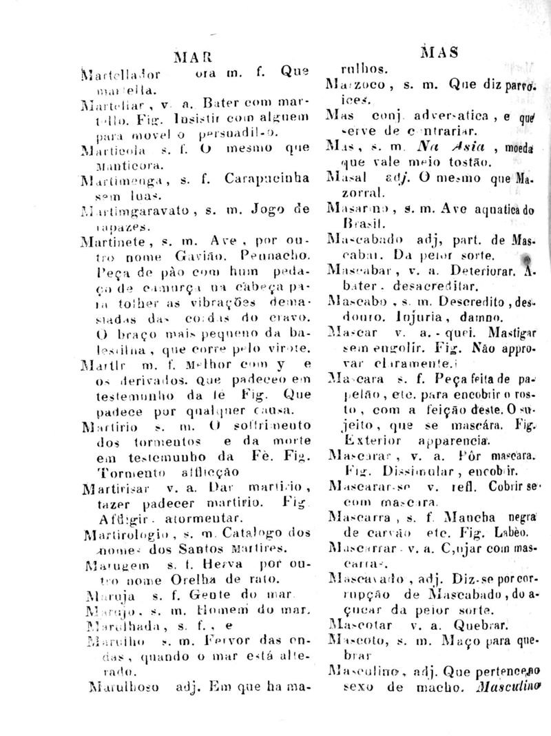 Página 695_Diccionario da Lingua Brasileira