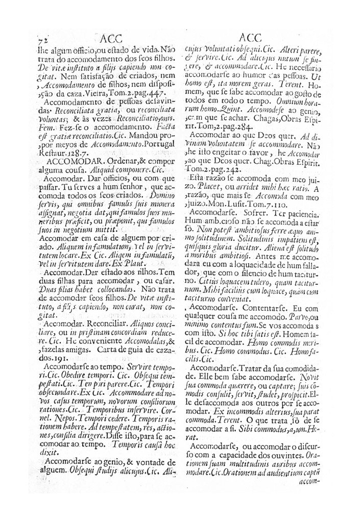 Página 72_VOCABULARIO PORTUGUEZ & LATINO, aulico, anatomico, architectonico...