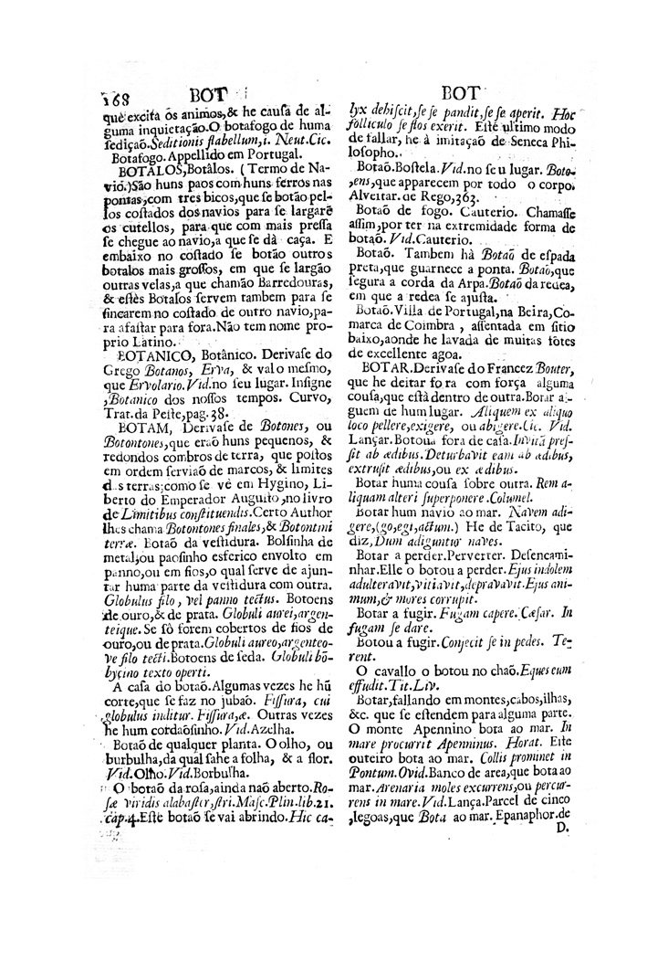 Página 924_VOCABULARIO PORTUGUEZ & LATINO, aulico, anatomico, architectonico...
