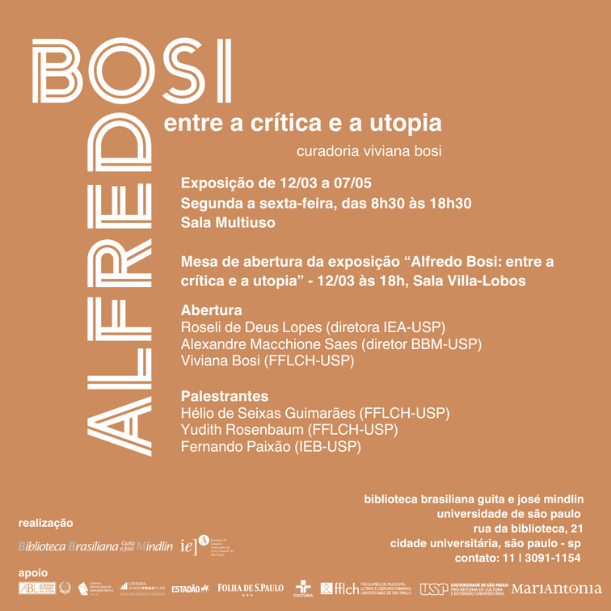 Exposição Alfredo Bosi